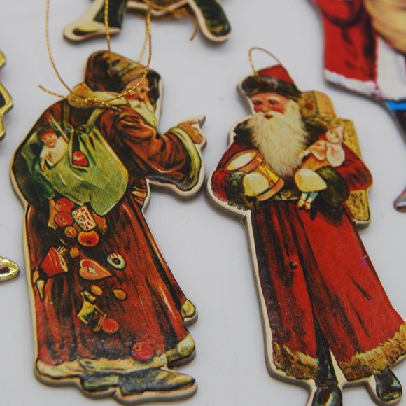 Retro 1970'sCardboard Christmas Ornaments/Decorations (Lot of 16) - Picture 9 of 10